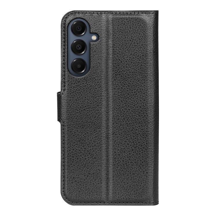For Samsung Galaxy A17 5G Litchi Texture Horizontal Flip Leather Phone Case with Holder