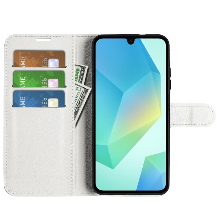 For Samsung Galaxy A17 5G Litchi Texture Horizontal Flip Leather Phone Case with Holder
