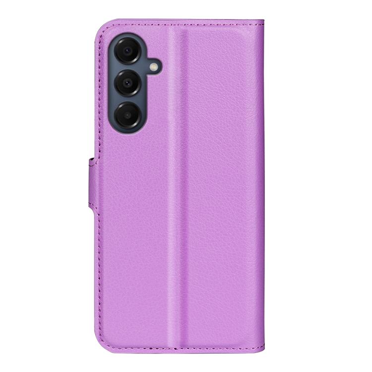 For Samsung Galaxy A17 5G Litchi Texture Horizontal Flip Leather Phone Case with Holder