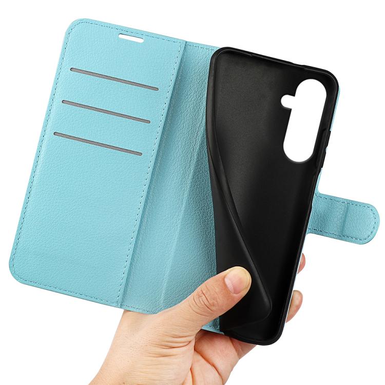 For Samsung Galaxy A17 5G Litchi Texture Horizontal Flip Leather Phone Case with Holder
