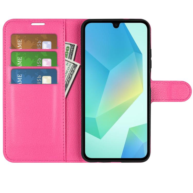 For Samsung Galaxy A17 5G Litchi Texture Horizontal Flip Leather Phone Case with Holder