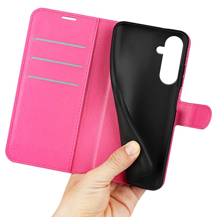 For Samsung Galaxy A17 5G Litchi Texture Horizontal Flip Leather Phone Case with Holder