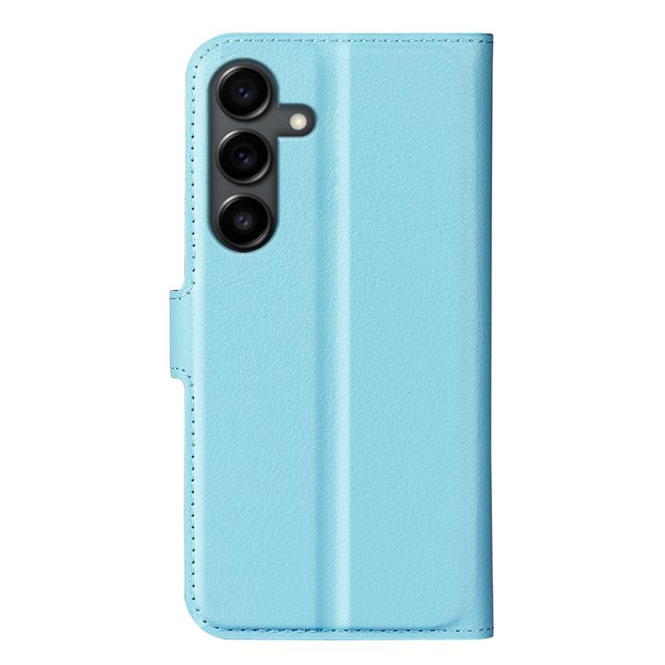 For Samsung Galaxy S25 FE 5G Litchi Texture Horizontal Flip Leather Phone Case with Holder