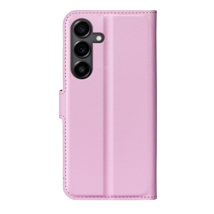 For Samsung Galaxy S25 FE 5G Litchi Texture Horizontal Flip Leather Phone Case with Holder