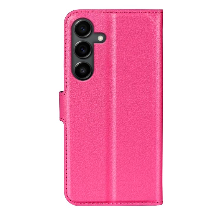 For Samsung Galaxy S25 FE 5G Litchi Texture Horizontal Flip Leather Phone Case with Holder
