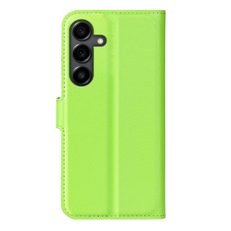 For Samsung Galaxy S25 FE 5G Litchi Texture Horizontal Flip Leather Phone Case with Holder
