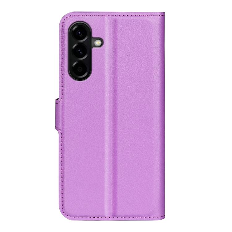 For Samsung Galaxy A57 5G Litchi Texture Horizontal Flip Leather Phone Case with Holder