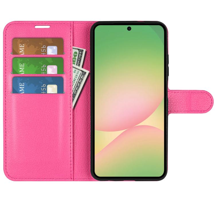 For Samsung Galaxy A57 5G Litchi Texture Horizontal Flip Leather Phone Case with Holder