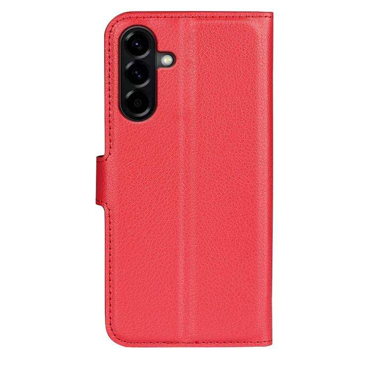 For Samsung Galaxy A57 5G Litchi Texture Horizontal Flip Leather Phone Case with Holder