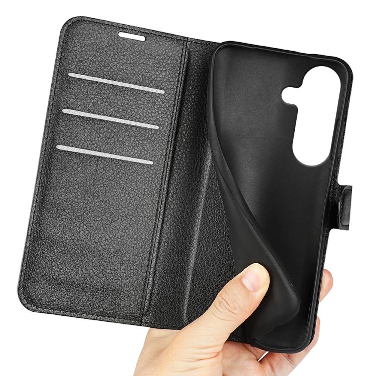 For Samsung Galaxy S26 5G Litchi Texture Horizontal Flip Leather Phone Case with Holder