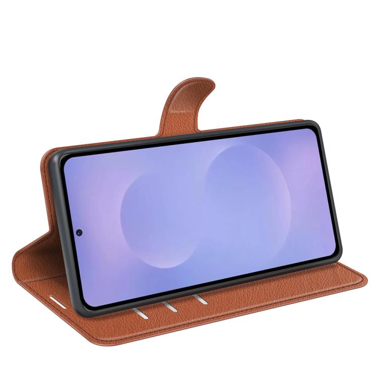 For Samsung Galaxy S26 5G Litchi Texture Horizontal Flip Leather Phone Case with Holder