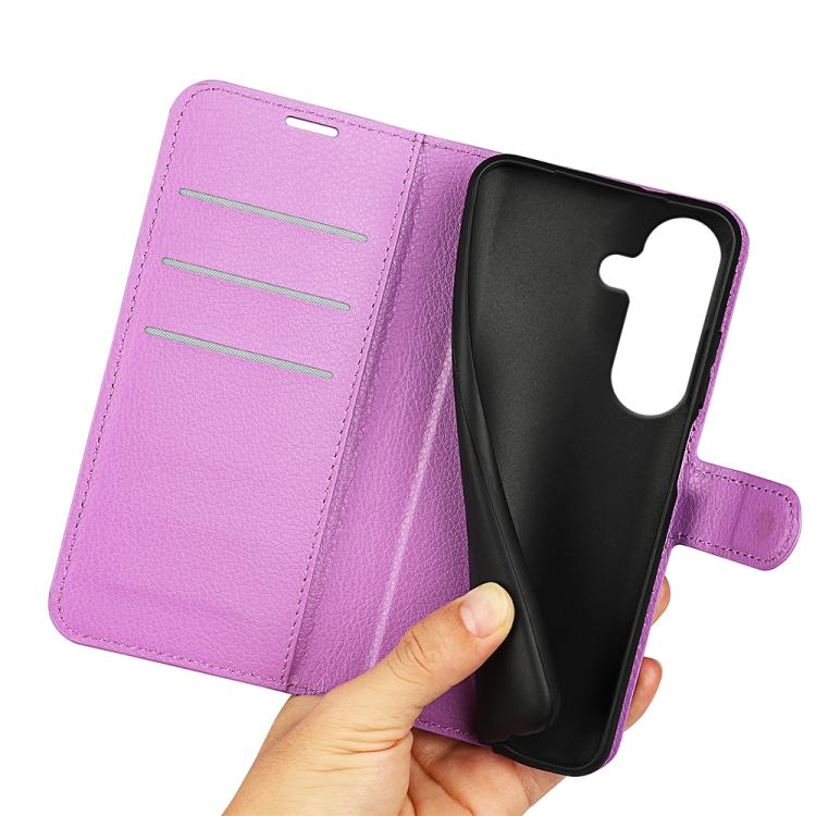 For Samsung Galaxy S26 5G Litchi Texture Horizontal Flip Leather Phone Case with Holder