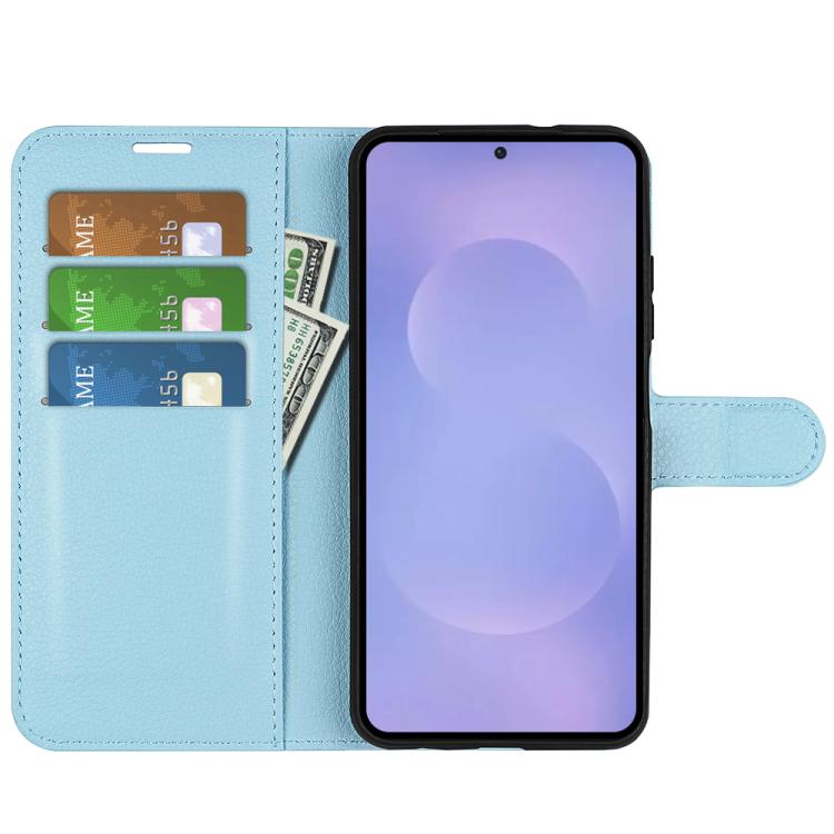 For Samsung Galaxy S26 5G Litchi Texture Horizontal Flip Leather Phone Case with Holder