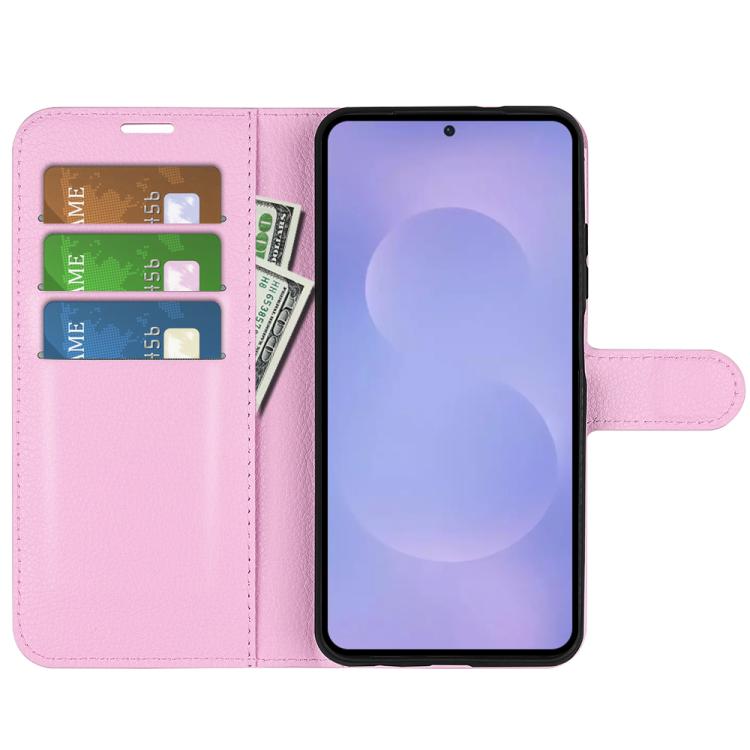 For Samsung Galaxy S26 5G Litchi Texture Horizontal Flip Leather Phone Case with Holder