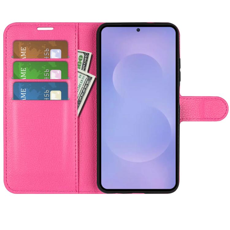 For Samsung Galaxy S26 5G Litchi Texture Horizontal Flip Leather Phone Case with Holder