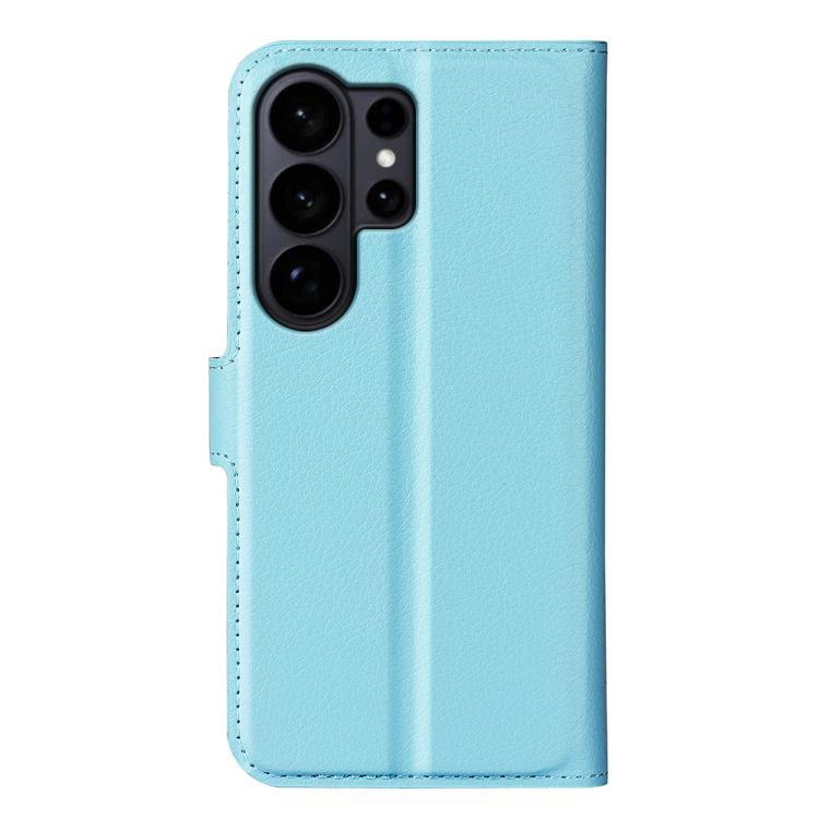 For Samsung Galaxy S26 Ultra 5G Litchi Texture Horizontal Flip Leather Phone Case with Holder