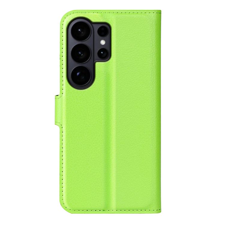 For Samsung Galaxy S26 Ultra 5G Litchi Texture Horizontal Flip Leather Phone Case with Holder