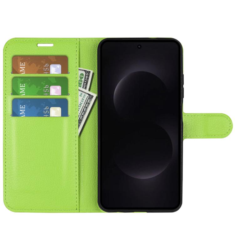 For Samsung Galaxy S26 Ultra 5G Litchi Texture Horizontal Flip Leather Phone Case with Holder