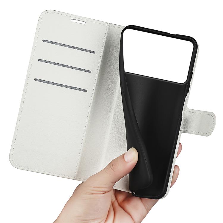 For Samsung Galaxy S26 Edge 5G Litchi Texture Horizontal Flip Leather Phone Case with Holder