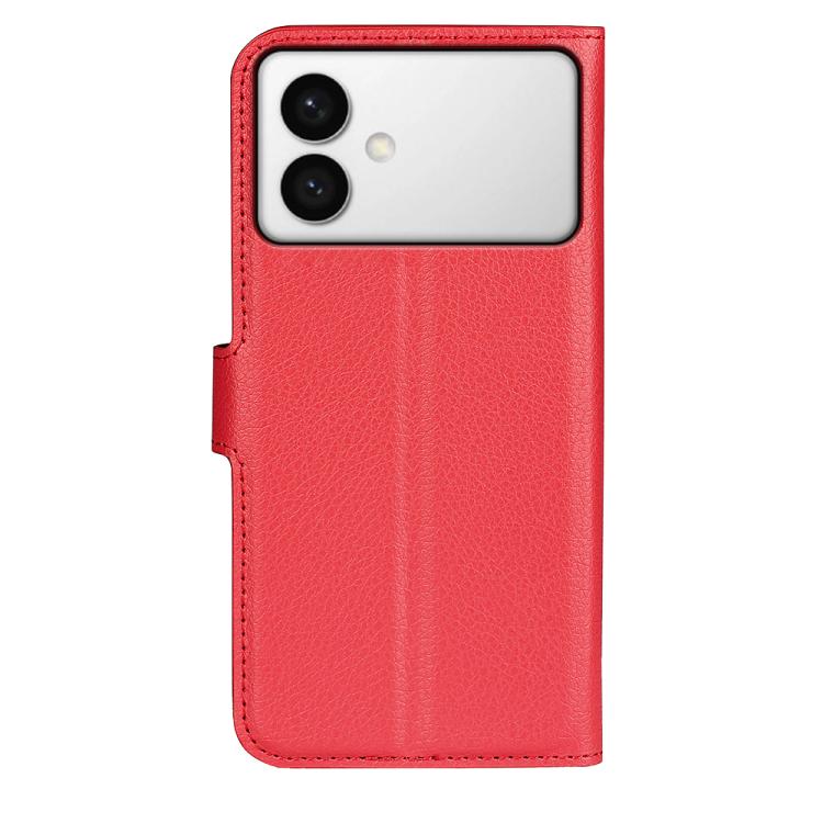 For Samsung Galaxy S26 Edge 5G Litchi Texture Horizontal Flip Leather Phone Case with Holder