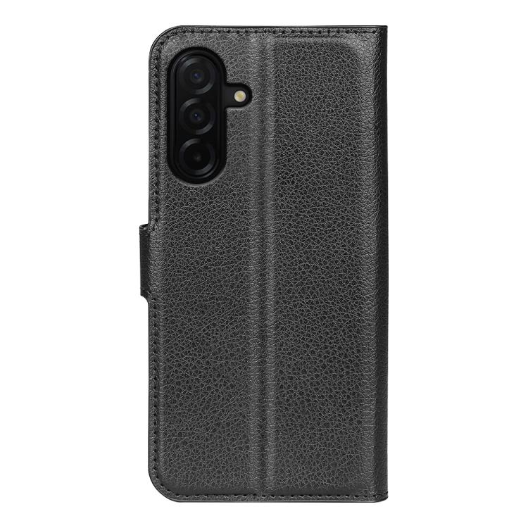 For Samsung Galaxy A27 5G Litchi Texture Horizontal Flip Leather Phone Case with Holder