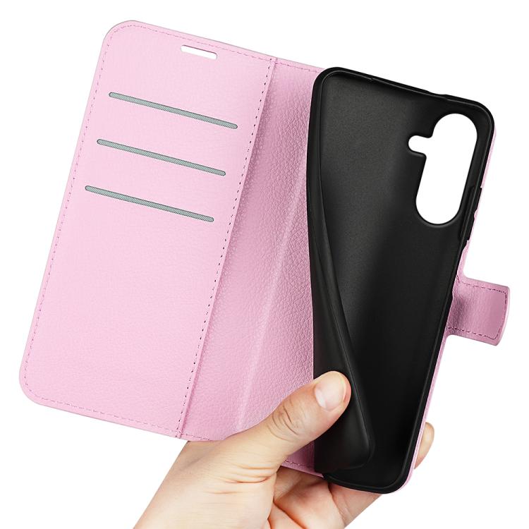 For Samsung Galaxy A27 5G Litchi Texture Horizontal Flip Leather Phone Case with Holder