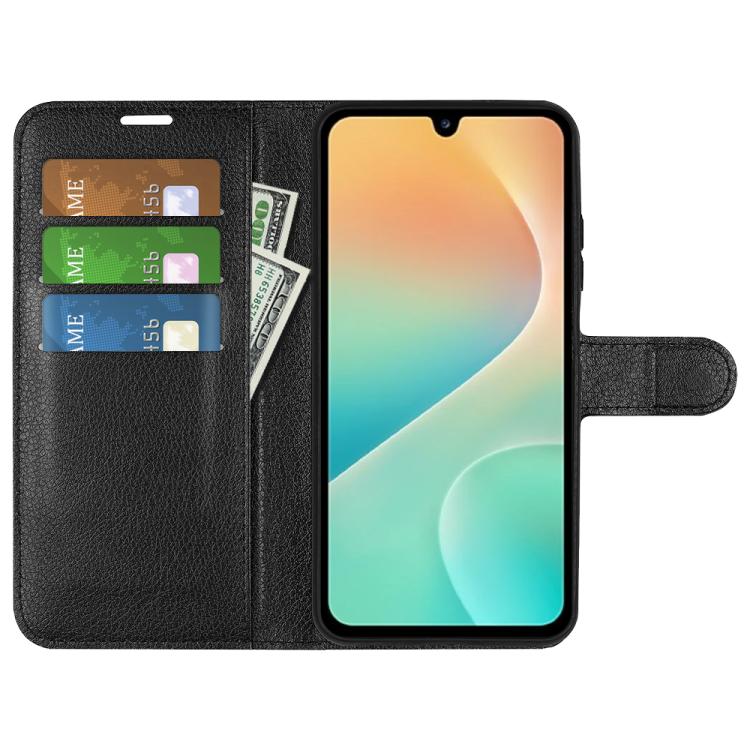 For Samsung Galaxy M36 5G / F36 5G Litchi Texture Horizontal Flip Leather Phone Case with Holder