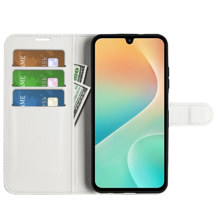 For Samsung Galaxy M36 5G / F36 5G Litchi Texture Horizontal Flip Leather Phone Case with Holder