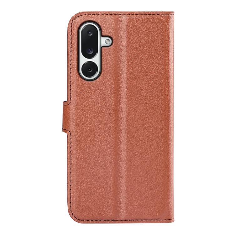 For Samsung Galaxy M36 5G / F36 5G Litchi Texture Horizontal Flip Leather Phone Case with Holder