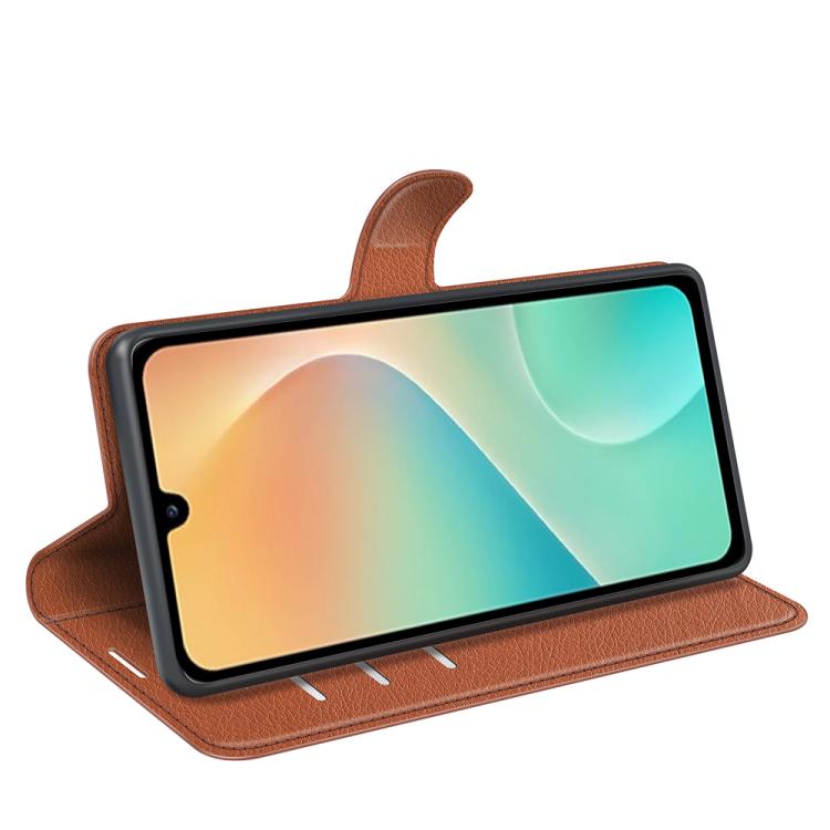 For Samsung Galaxy M36 5G / F36 5G Litchi Texture Horizontal Flip Leather Phone Case with Holder