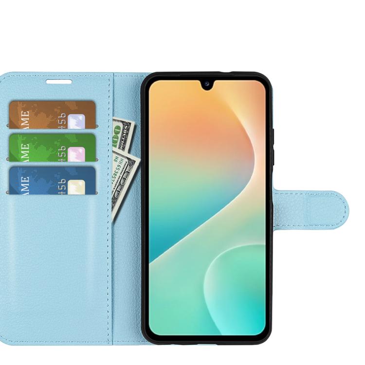 For Samsung Galaxy M36 5G / F36 5G Litchi Texture Horizontal Flip Leather Phone Case with Holder