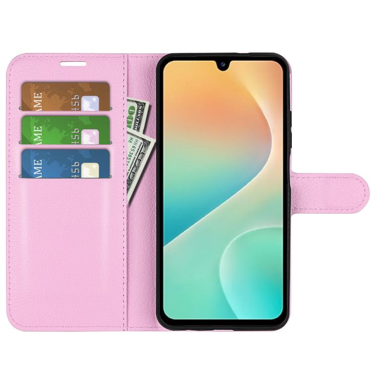 For Samsung Galaxy M36 5G / F36 5G Litchi Texture Horizontal Flip Leather Phone Case with Holder