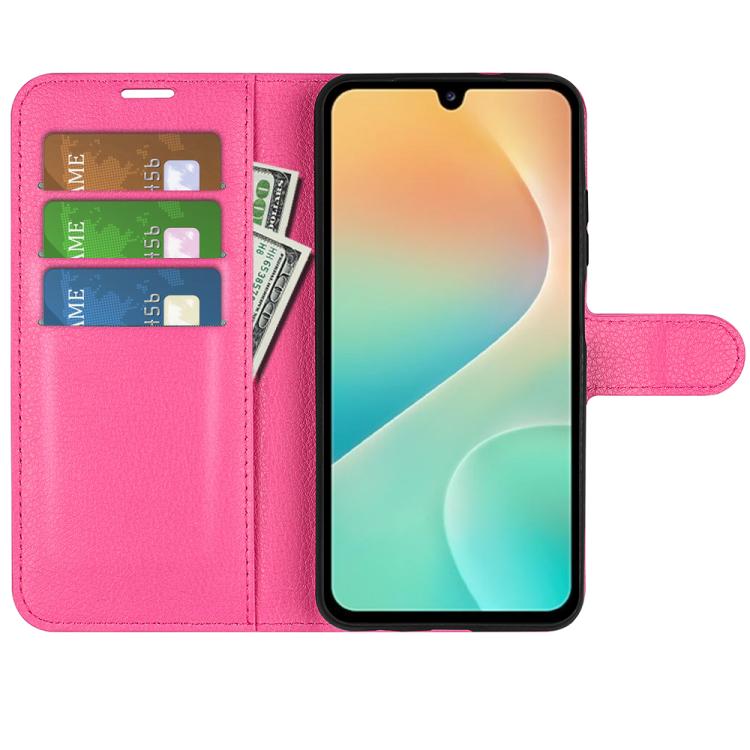 For Samsung Galaxy M36 5G / F36 5G Litchi Texture Horizontal Flip Leather Phone Case with Holder