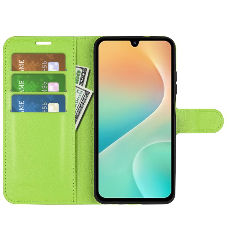 For Samsung Galaxy M36 5G / F36 5G Litchi Texture Horizontal Flip Leather Phone Case with Holder