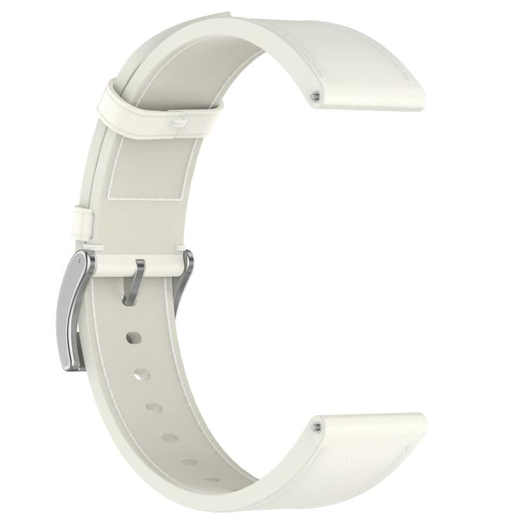 For Samsung Galaxy Watch 7 Press Button 20mm Leather Watch Band