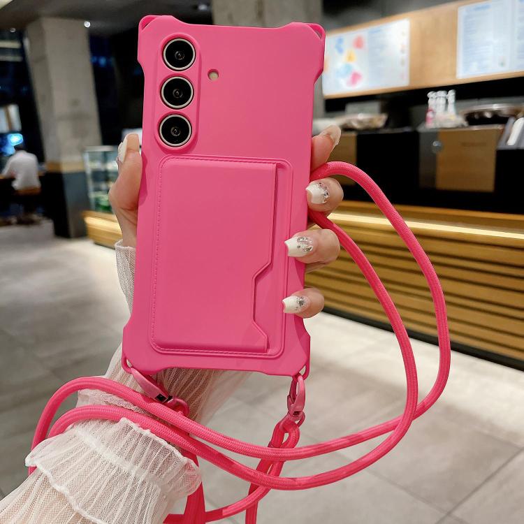 For Samsung Galaxy A14 4G Liquid TPU Card Bag Four Corner Shockproof Phone Case
