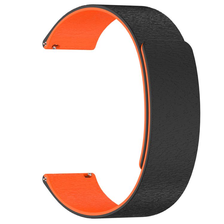 18mm Cloud Wood Grain 18mm Silicone Magnetic Watch Band