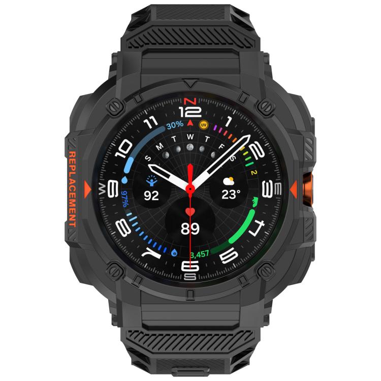 For Samsung Galaxy Watch Ultra 47mm / Ultra 2025 Armour Case Integrated TPU Quick Release Watch Band