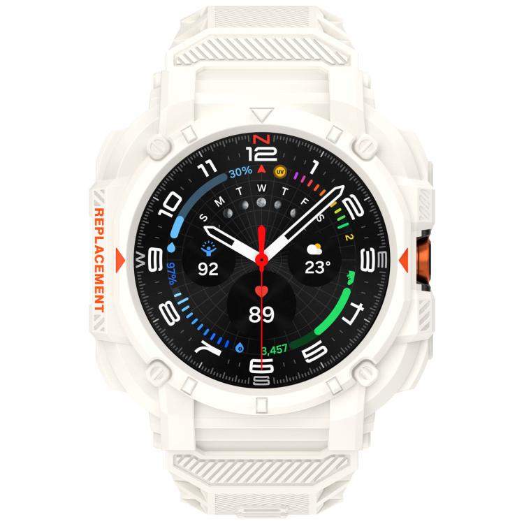 For Samsung Galaxy Watch Ultra 47mm / Ultra 2025 Armour Case Integrated TPU Quick Release Watch Band