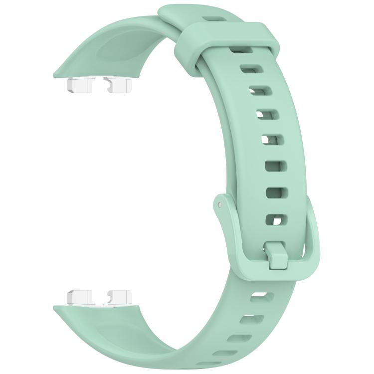 For Huawei Band 10 / 10 NFC / 9 / 9 NFC Metal Head Color Buckle Silicone Watch Band