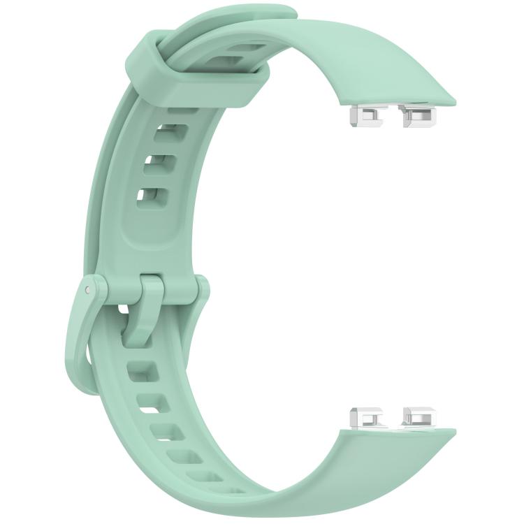 For Huawei Band 10 / 10 NFC / 9 / 9 NFC Metal Head Color Buckle Silicone Watch Band
