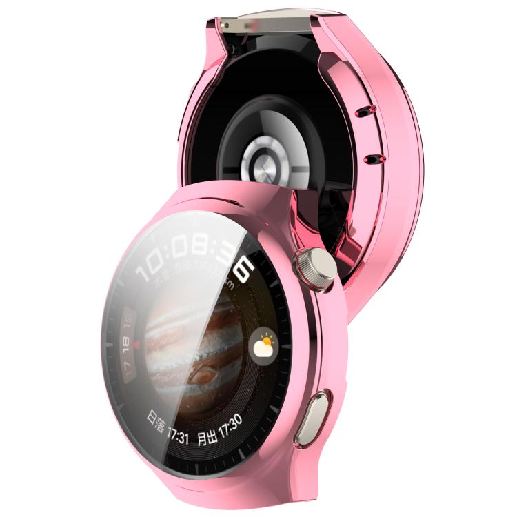 For Huawei Watch 4 Pro Electroplated Full Coverage TPU Watch Protective Case