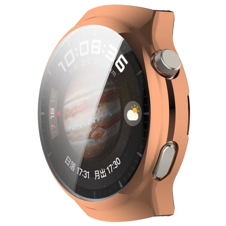 For Huawei Watch 4 Pro Electroplated Full Coverage TPU Watch Protective Case