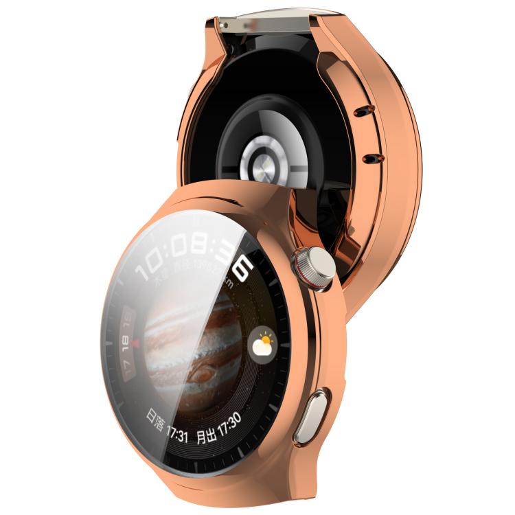 For Huawei Watch 4 Pro Electroplated Full Coverage TPU Watch Protective Case