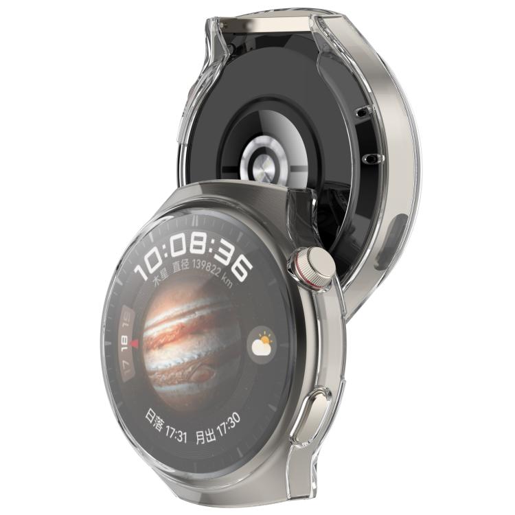 For Huawei Watch 4 Pro Electroplated Full Coverage TPU Watch Protective Case