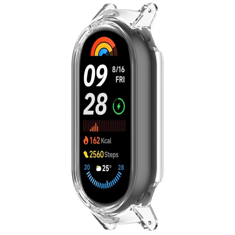 For Xiaomi Smart Band 9 / 9 NFC PC Ear Half Coverage Watch Protective Frame