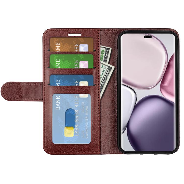 For Honor X9C R64 Texture Horizontal Flip Leather Phone Case
