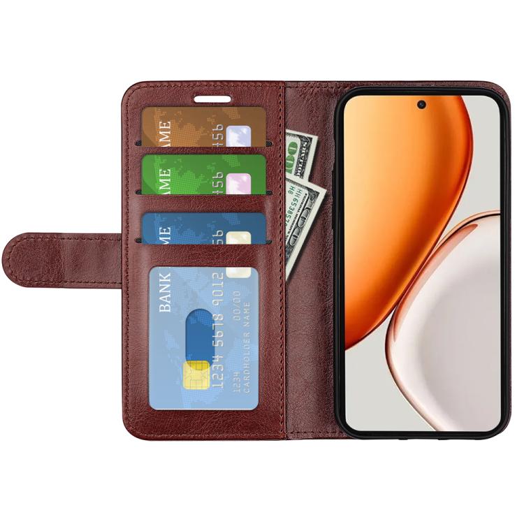 For Honor X9d 5G R64 Texture Horizontal Flip Leather Phone Case