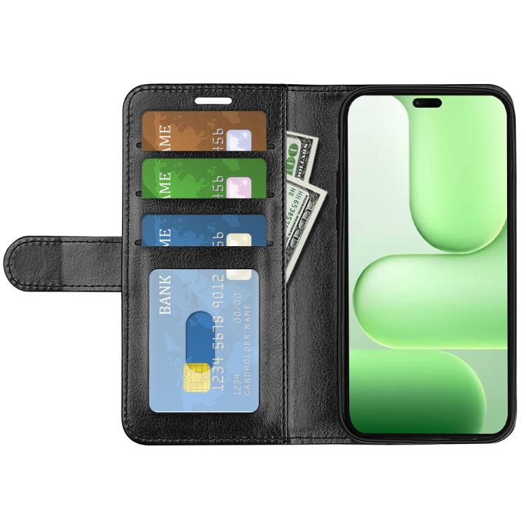 For Honor 600 Lite Global R64 Texture Horizontal Flip Leather Phone Case