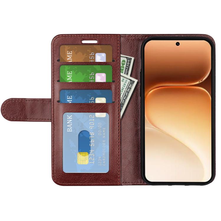 For Honor 600 / 600 Pro Global R64 Texture Horizontal Flip Leather Phone Case
